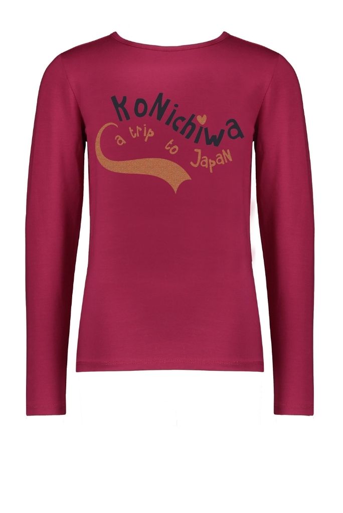 Girls Kus Long Sleeve Tee - Pink