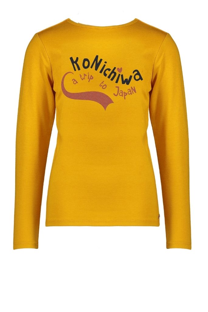 Girls Kus Long Sleeve Tee - Saffron Yellow