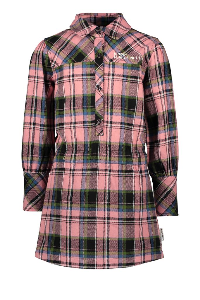 B.Nosy Girls Long Sleeve Check Shirt Dress