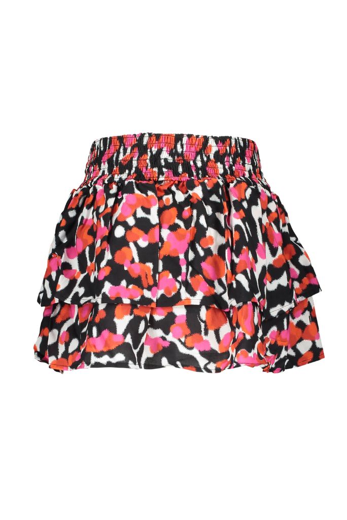 Girls Multi-coloured Ruffle Skirt