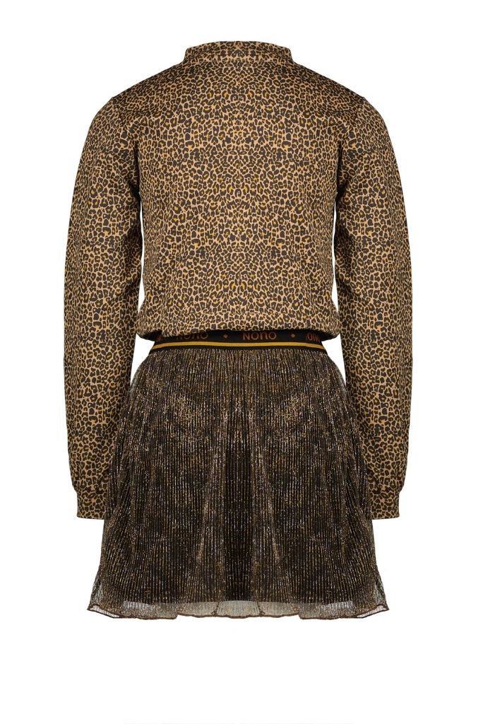 Girls Leopard Combi Dress Muse by NoNo Now On Sale