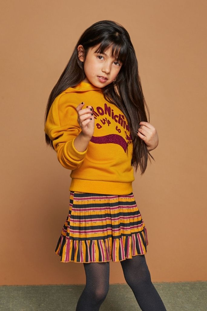 Girls Nona Stripe Skirt