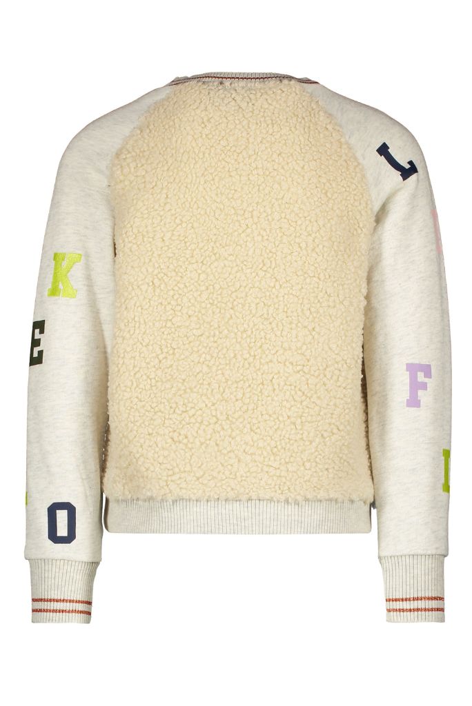 Girls Teddy Sweatshirt - Off-White