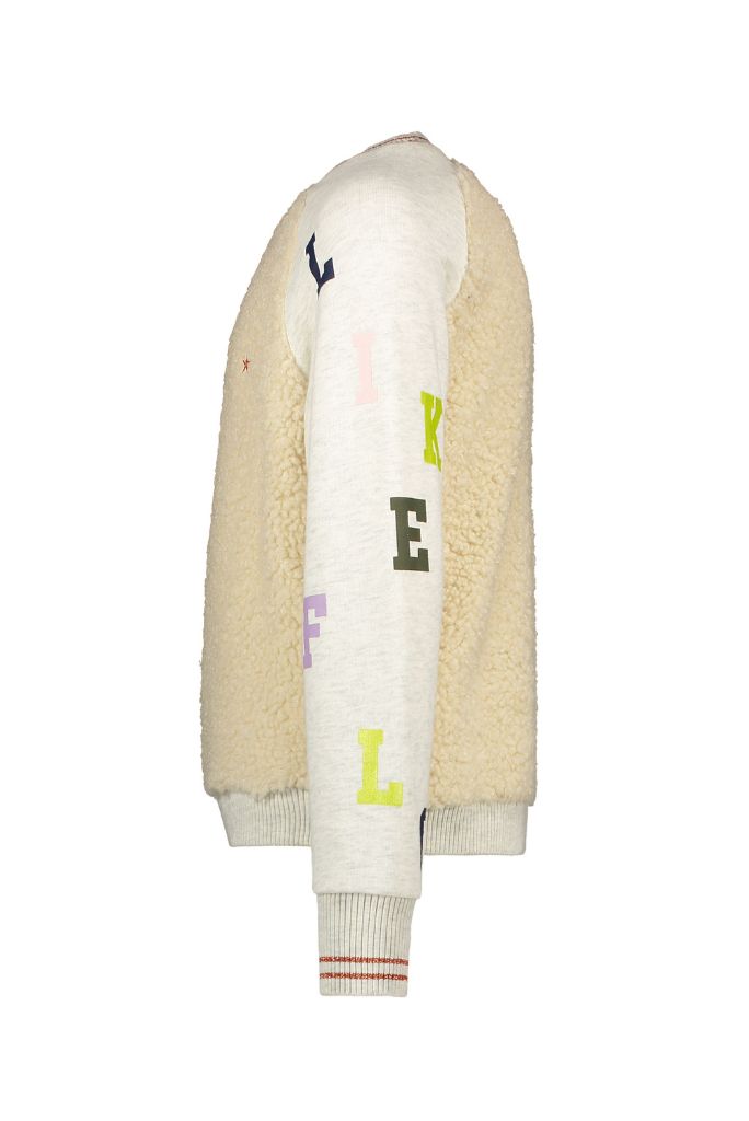 Girls Teddy Sweatshirt - Off-White