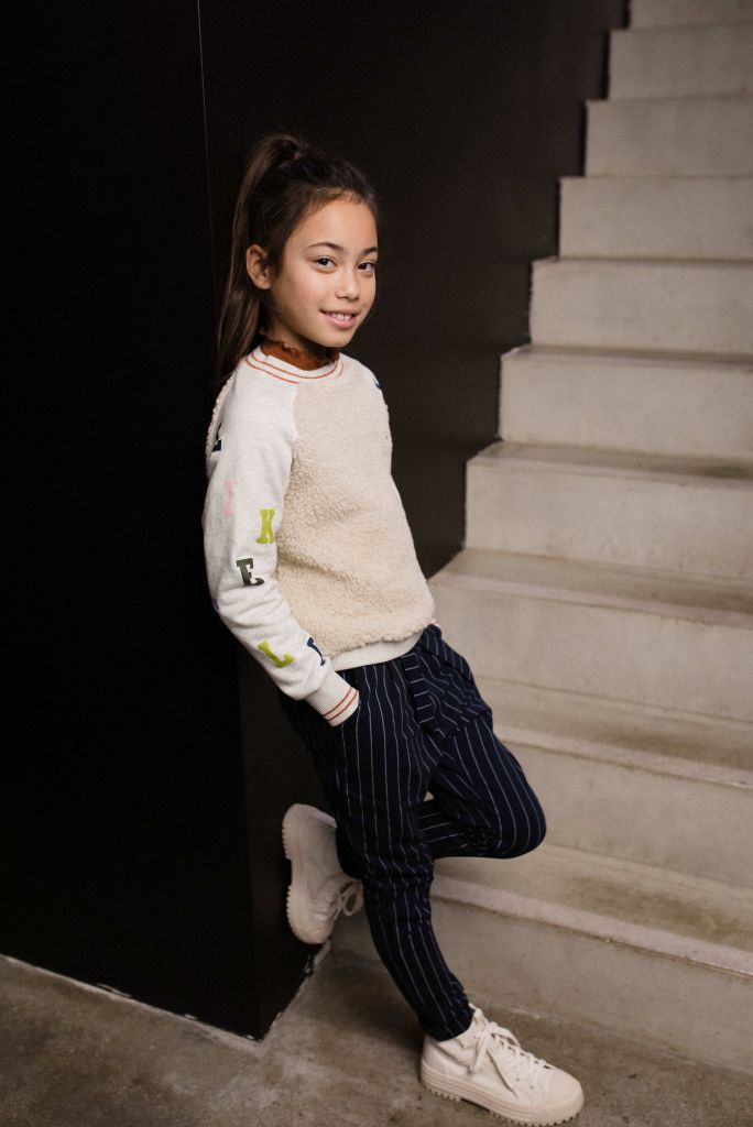 Girls Teddy Sweatshirt - Off-White