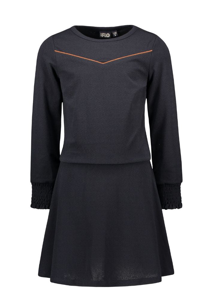 Like FLO Girls Navy Crepe Dress