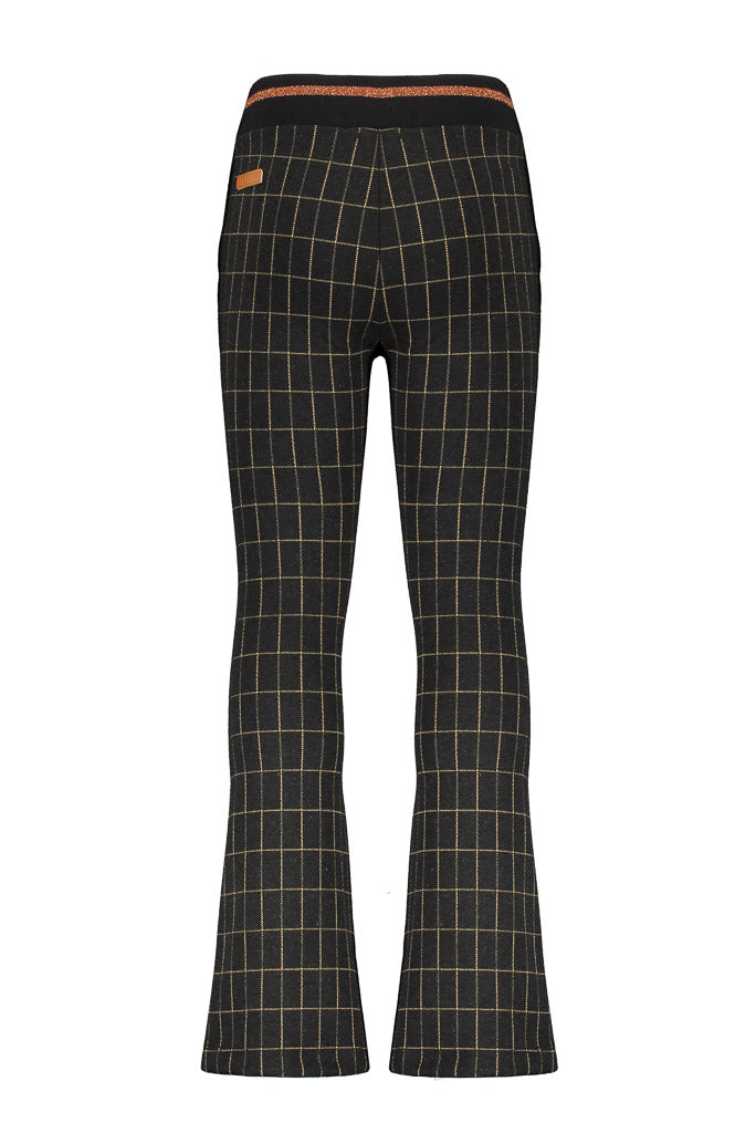 Nono Girls Flared Check Pants Sahara