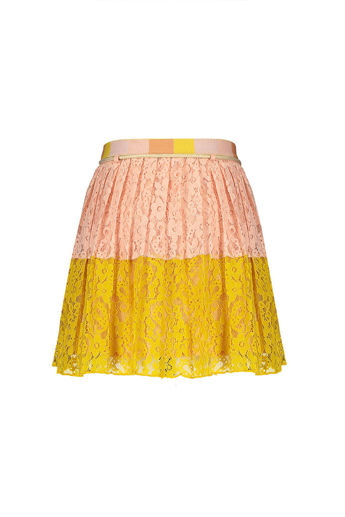 NONO Girls Nik Colour Block Lace Skirt