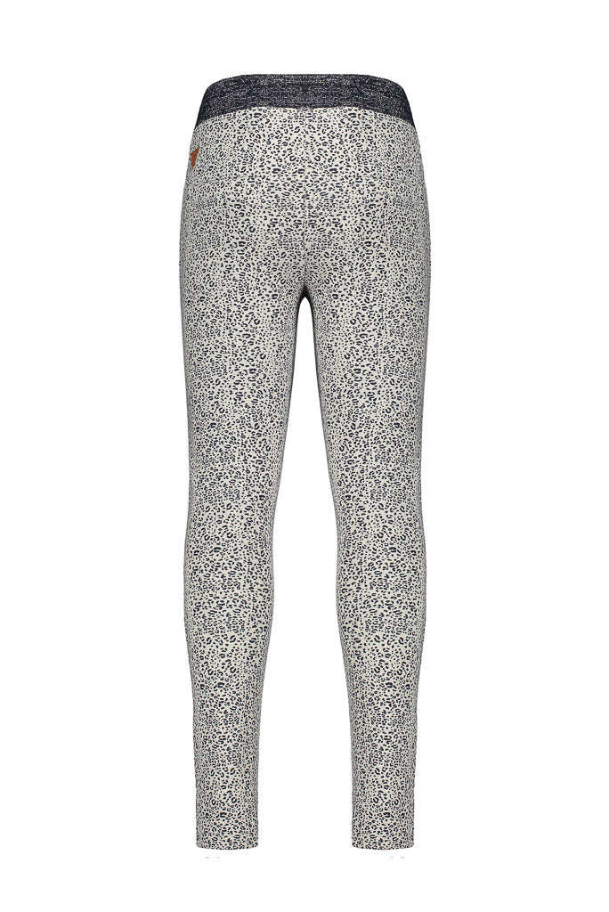 NONO Girls Secler Pants With Pintucks - Animal Print