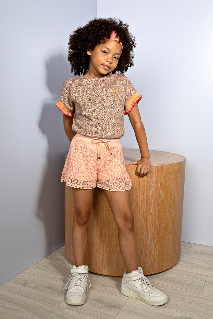NONO Girls Sorah Relaxed Lace Shorts