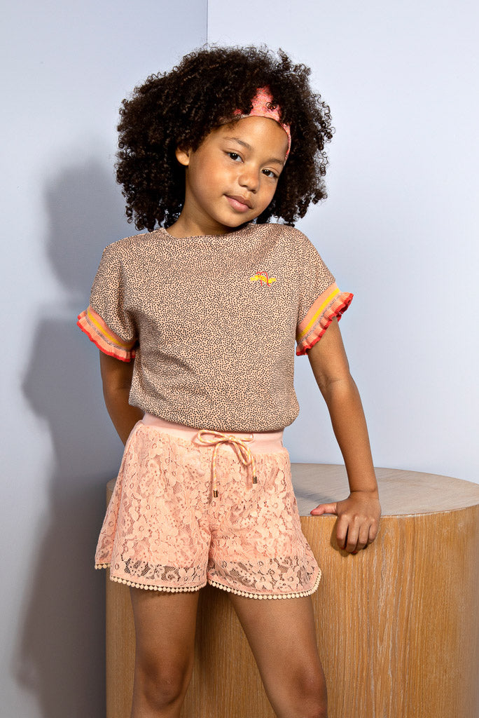 NONO Girls Sorah Relaxed Lace Shorts