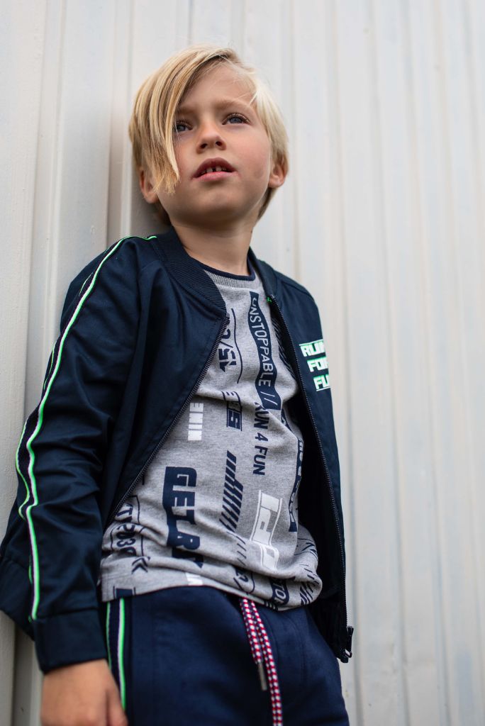 Quapi Boys Grey T-Shirt Fabiano