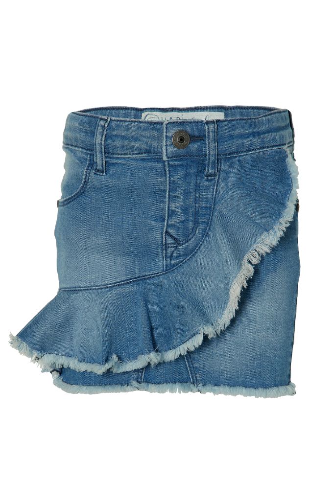 Quapi Girls Blue Denim Skirt Feona