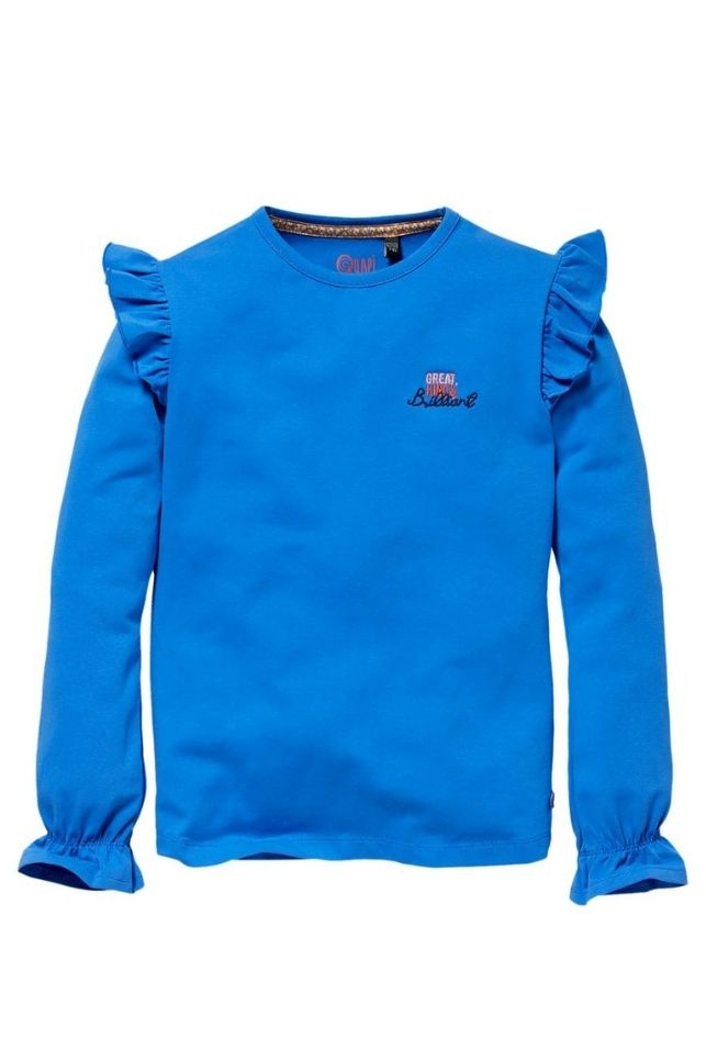 Quapi girls blue long sleeve top Katie