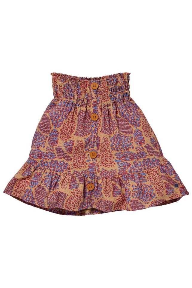 Quapi Girls Skirt Kim - Caramel Animal