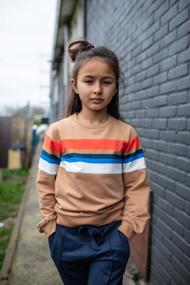 Quapi girls sweatshirt Kelly - caramel