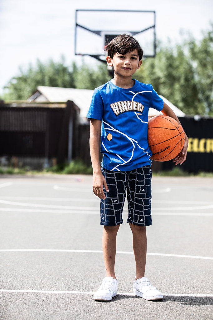 Boys Blue Sweat Shorts