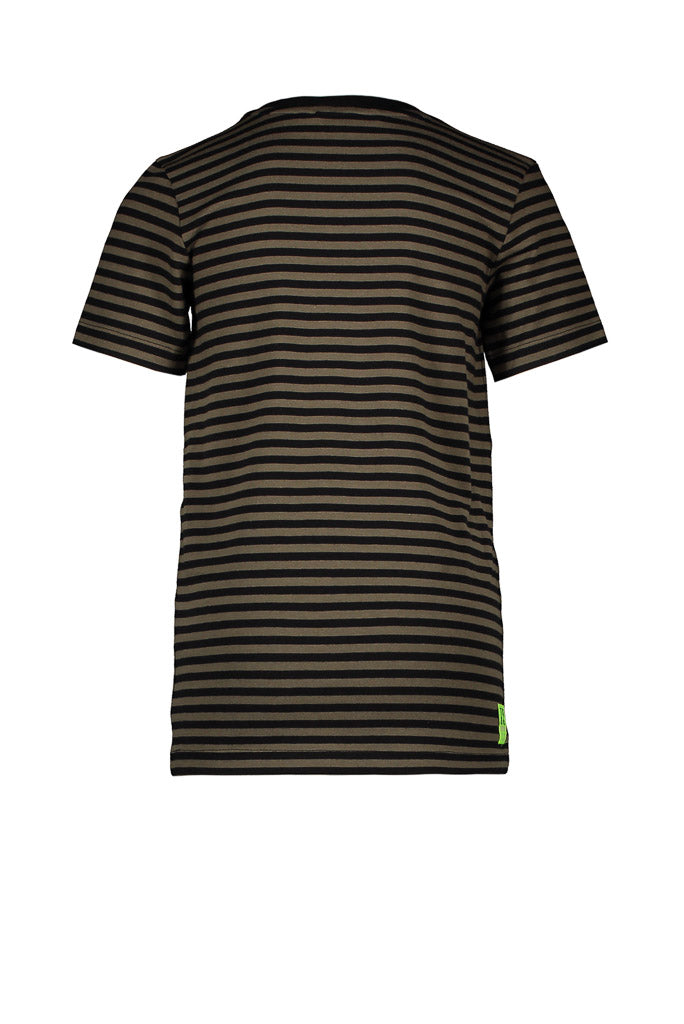 TYGO Boys Organic Stripe Crocodile T-Shirt