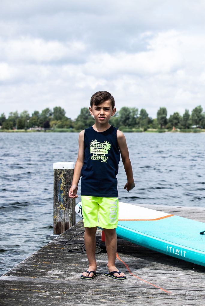 Organic Tank FLORIDA SURFING - Navy